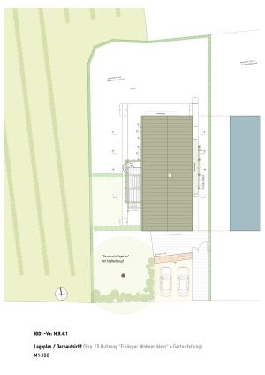cocage design - Var N9.4.1: Lageplan / Dachaufsicht